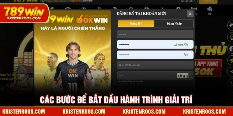 Các bước để bắt đầu hành trình giải trí tại 789WIN